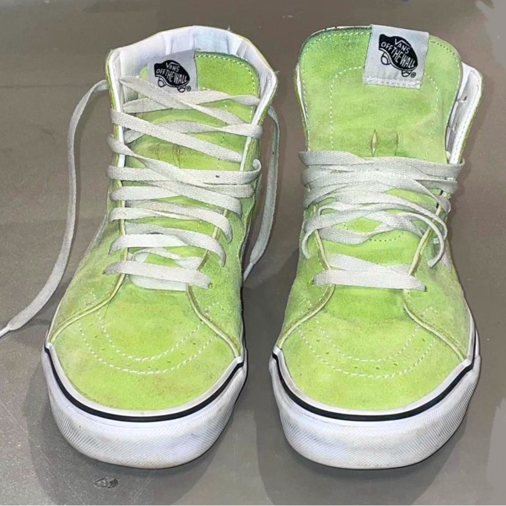 SOLD Light green skate high Vans